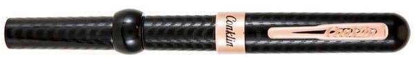 Mark Twain Crescent Filler - Conklin Mark Twain Crescent Filler Black and Gold Fountain Pen 
